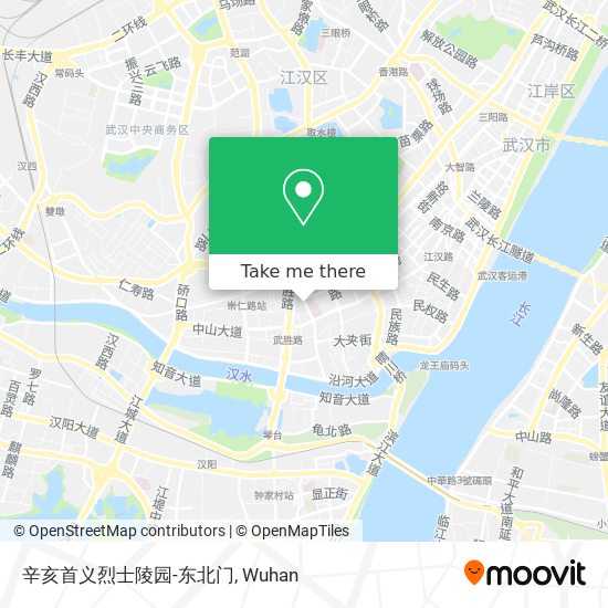 辛亥首义烈士陵园-东北门 map