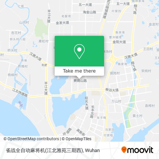 雀战全自动麻将机(江北雅苑三期西) map