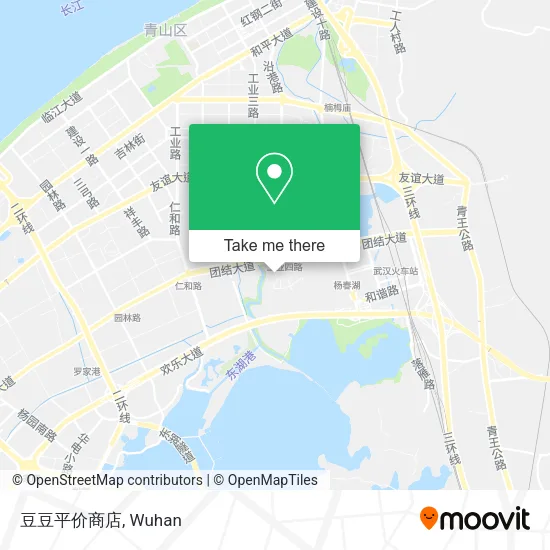 豆豆平价商店 map