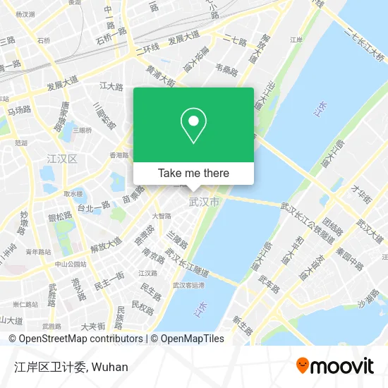 江岸区卫计委 map