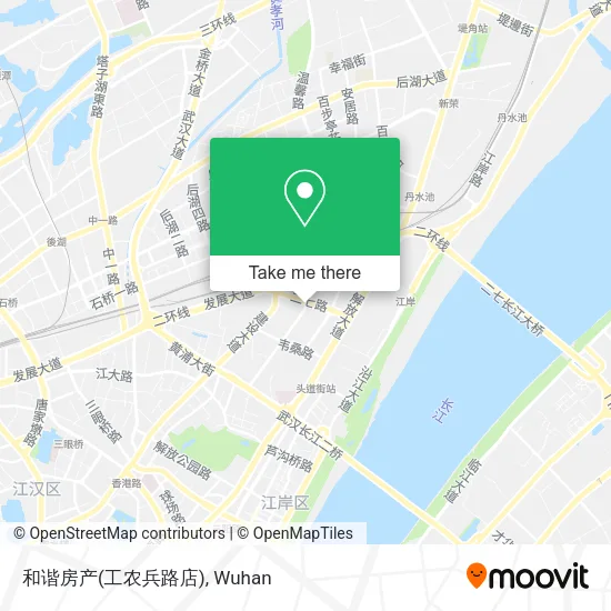 和谐房产(工农兵路店) map