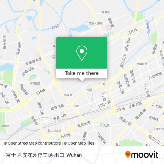 富士·君安花园停车场-出口 map