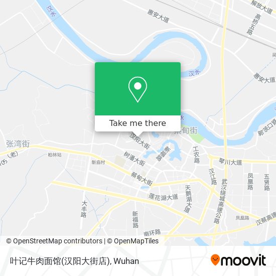叶记牛肉面馆(汉阳大街店) map