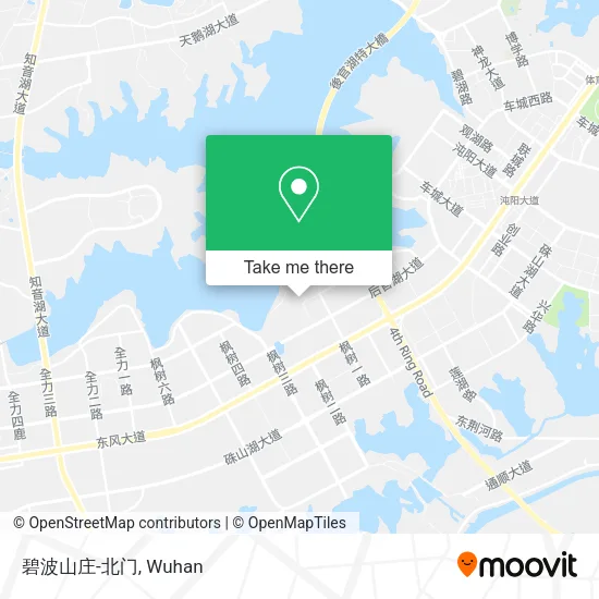 碧波山庄-北门 map