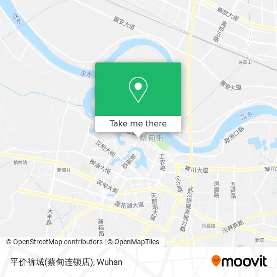 平价裤城(蔡甸连锁店) map