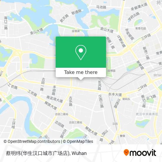 蔡明纬(华生汉口城市广场店) map