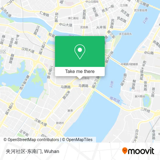 夹河社区-东南门 map