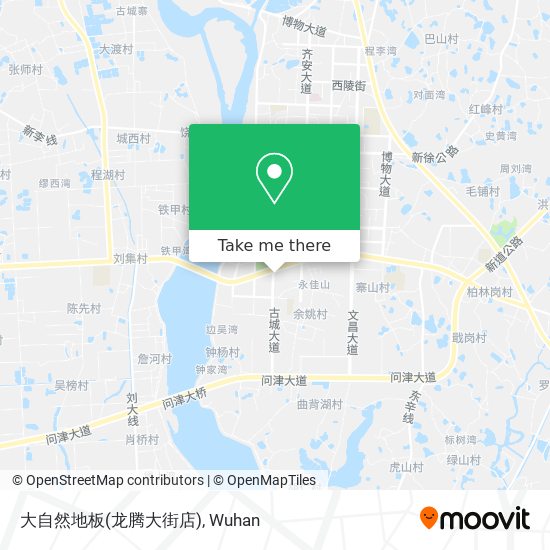 大自然地板(龙腾大街店) map