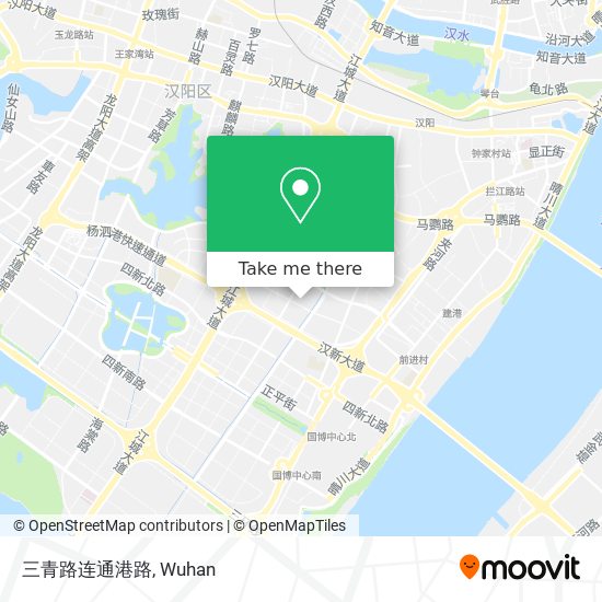 三青路连通港路 map