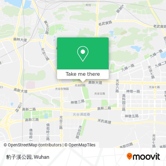 豹子溪公园 map