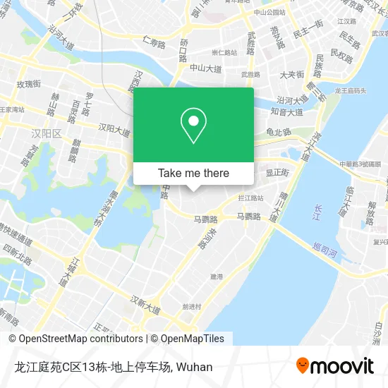 龙江庭苑C区13栋-地上停车场 map