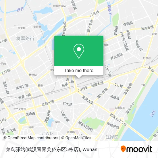 菜鸟驿站(武汉青青美庐东区5栋店) map
