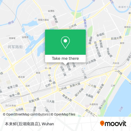 本来鲜(后湖南路店) map