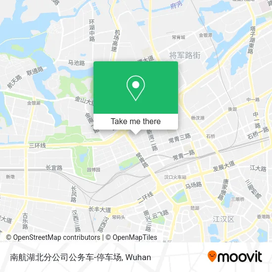 南航湖北分公司公务车-停车场 map