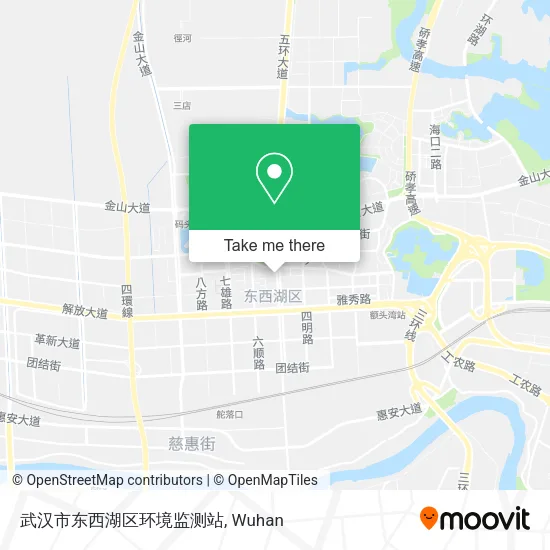 武汉市东西湖区环境监测站 map