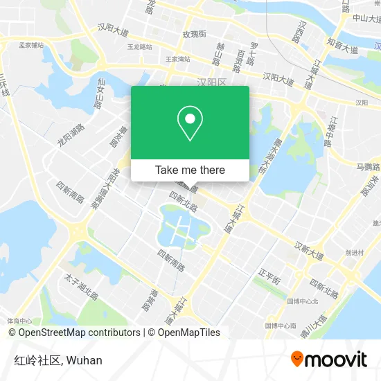 红岭社区 map