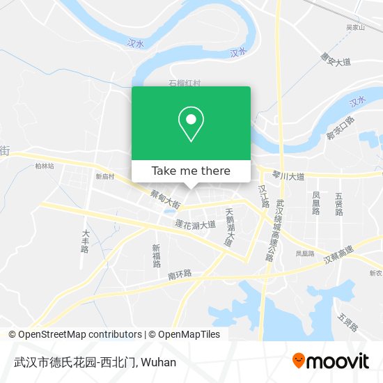 武汉市德氏花园-西北门 map
