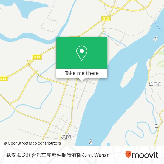 武汉腾龙联合汽车零部件制造有限公司 map