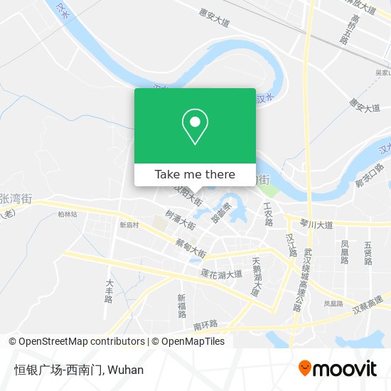 恒银广场-西南门 map