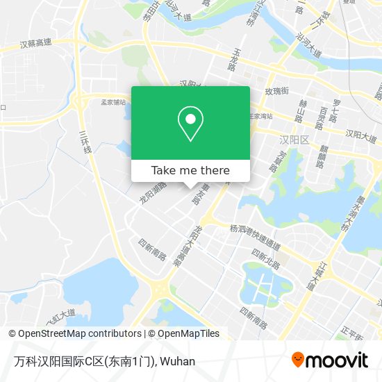 万科汉阳国际C区(东南1门) map