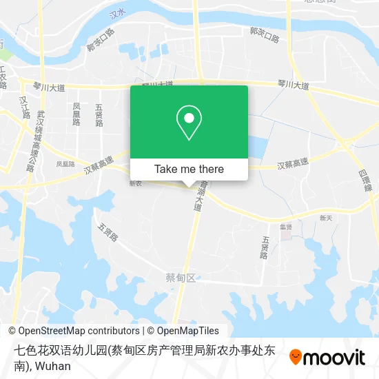 七色花双语幼儿园(蔡甸区房产管理局新农办事处东南) map