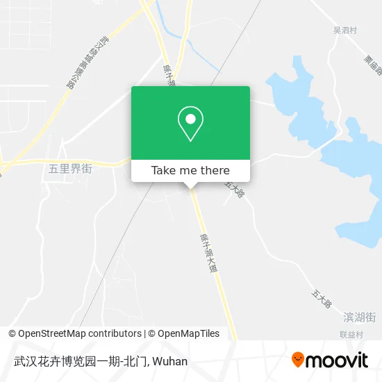 武汉花卉博览园一期-北门 map
