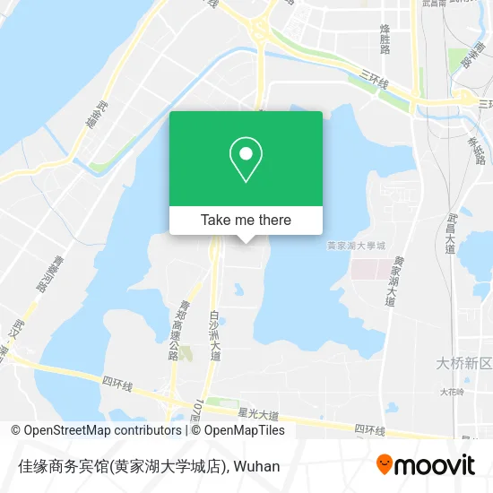 佳缘商务宾馆(黄家湖大学城店) map