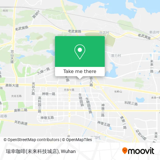 瑞幸咖啡(未来科技城店) map
