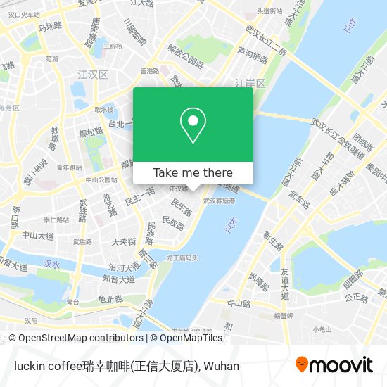 luckin coffee瑞幸咖啡(正信大厦店) map