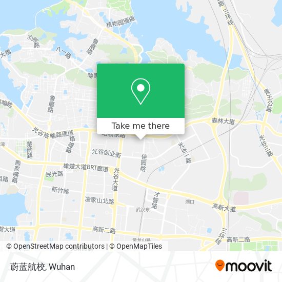 蔚蓝航校 map