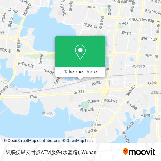 银联便民支付点ATM服务(水蓝路) map
