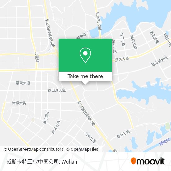 威斯卡特工业中国公司 map