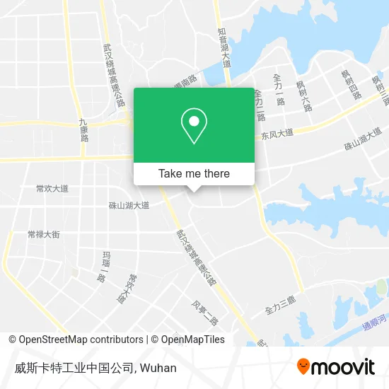 威斯卡特工业中国公司 map