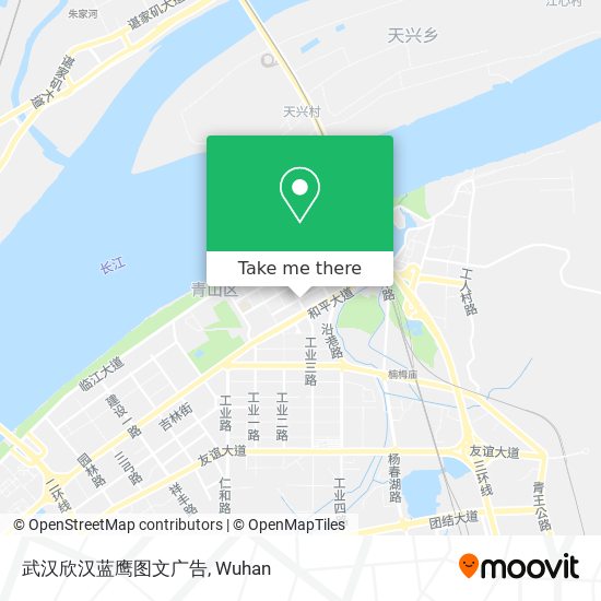 武汉欣汉蓝鹰图文广告 map