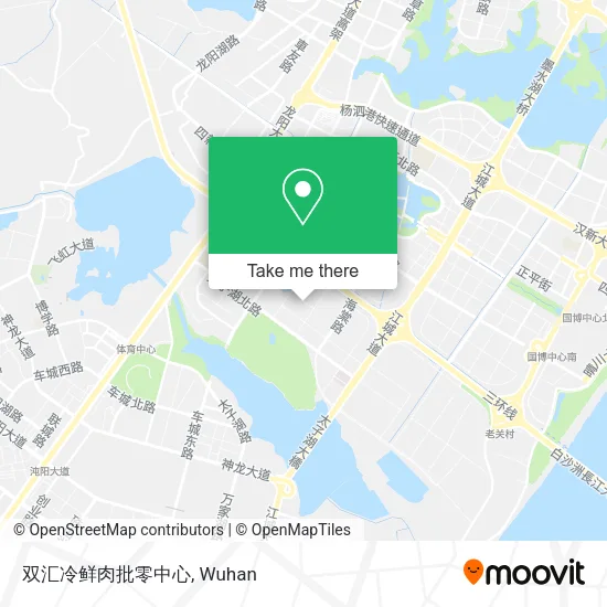 双汇冷鲜肉批零中心 map