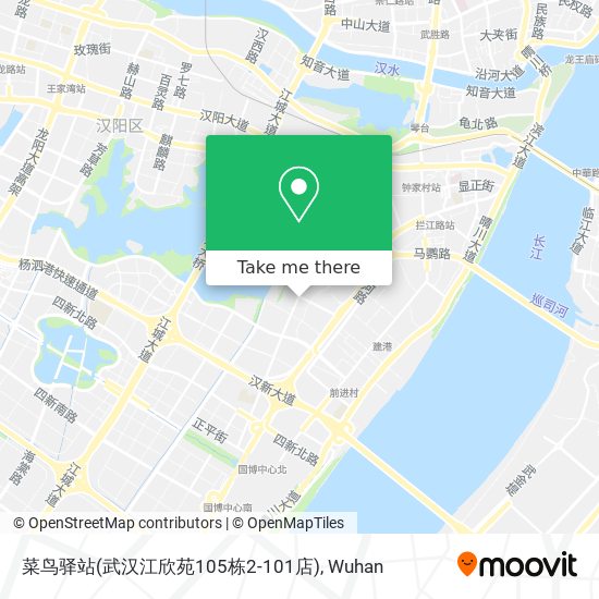 菜鸟驿站(武汉江欣苑105栋2-101店) map
