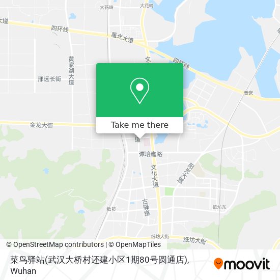 菜鸟驿站(武汉大桥村还建小区1期80号圆通店) map