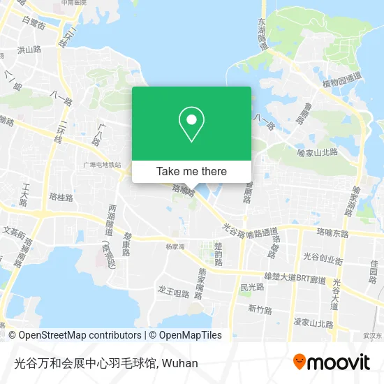 光谷万和会展中心羽毛球馆 map