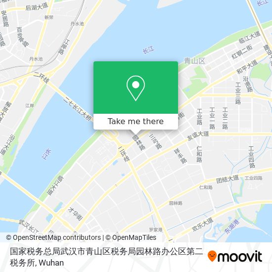 国家税务总局武汉市青山区税务局园林路办公区第二税务所 map