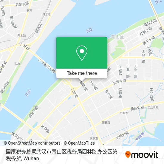 国家税务总局武汉市青山区税务局园林路办公区第二税务所 map