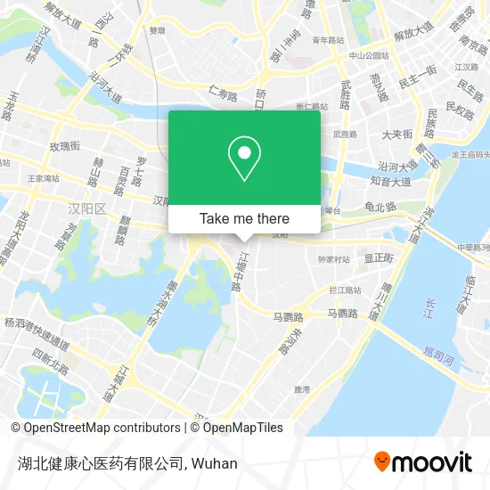 湖北健康心医药有限公司 map