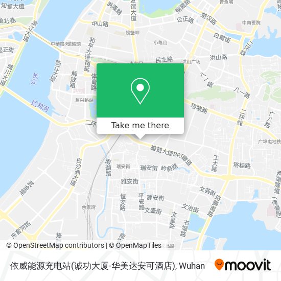 依威能源充电站(诚功大厦-华美达安可酒店) map