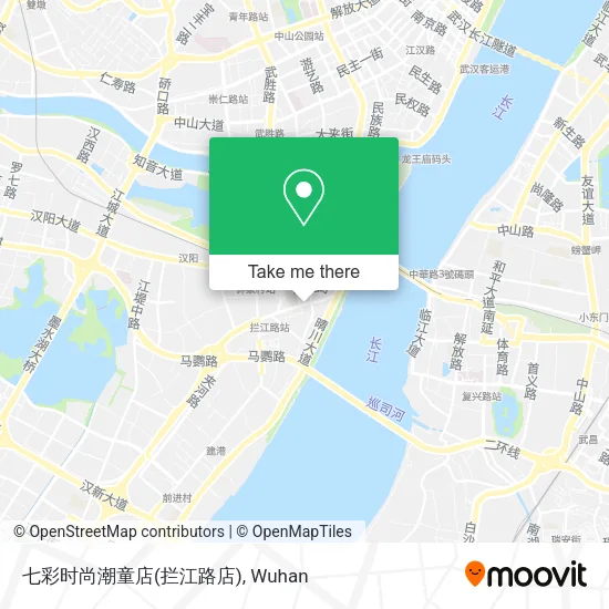 七彩时尚潮童店(拦江路店) map