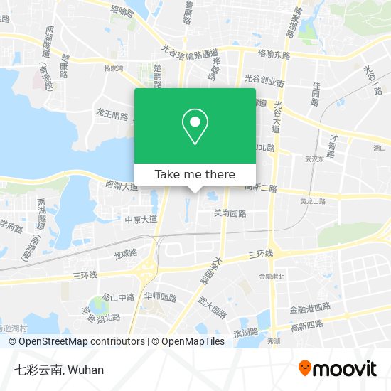 七彩云南 map