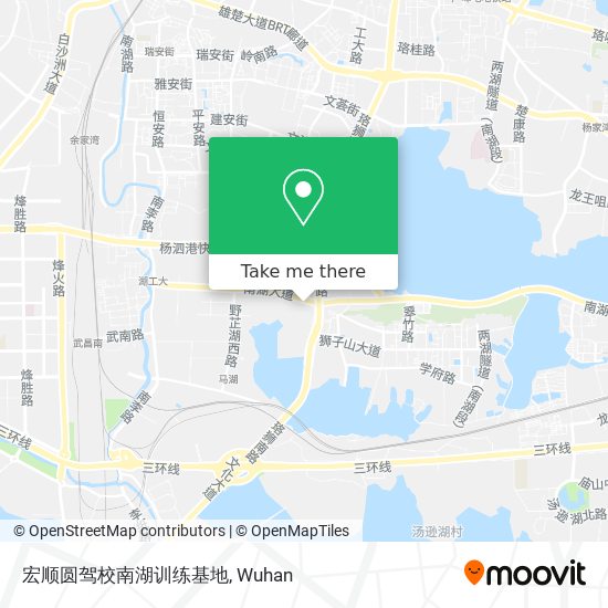 宏顺圆驾校南湖训练基地 map