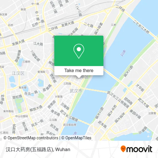 汉口大药房(五福路店) map
