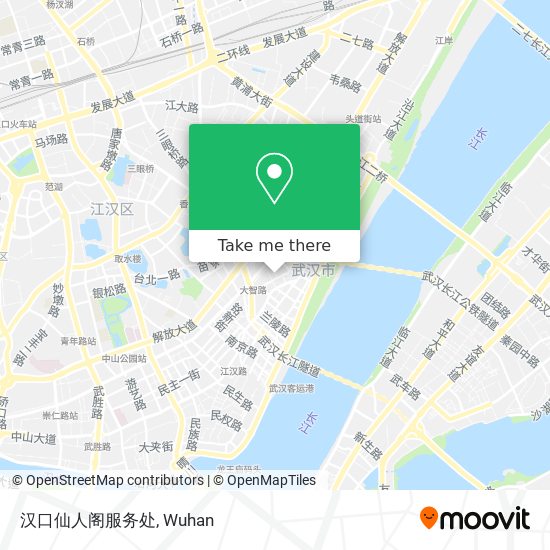汉口仙人阁服务处 map