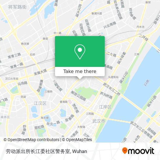 劳动派出所长江委社区警务室 map