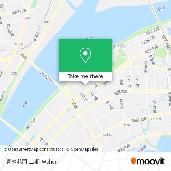 青教花园-二期 map