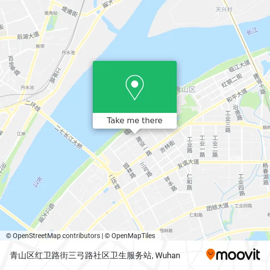青山区红卫路街三弓路社区卫生服务站 map